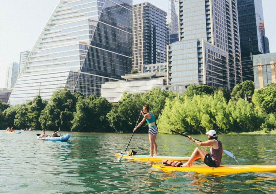 Austin: Lady Bird Lake Stand-Up Paddleboard Rental - Lady Bird Lake Views: Skyline Photos and Calm-Water Paddling