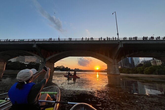 Downtown Austin Skyline Clear Kayak Tour at Lady Bird Lake - The Downtown Segment: Skyline, South Congress, and Bat-Bridge Magic