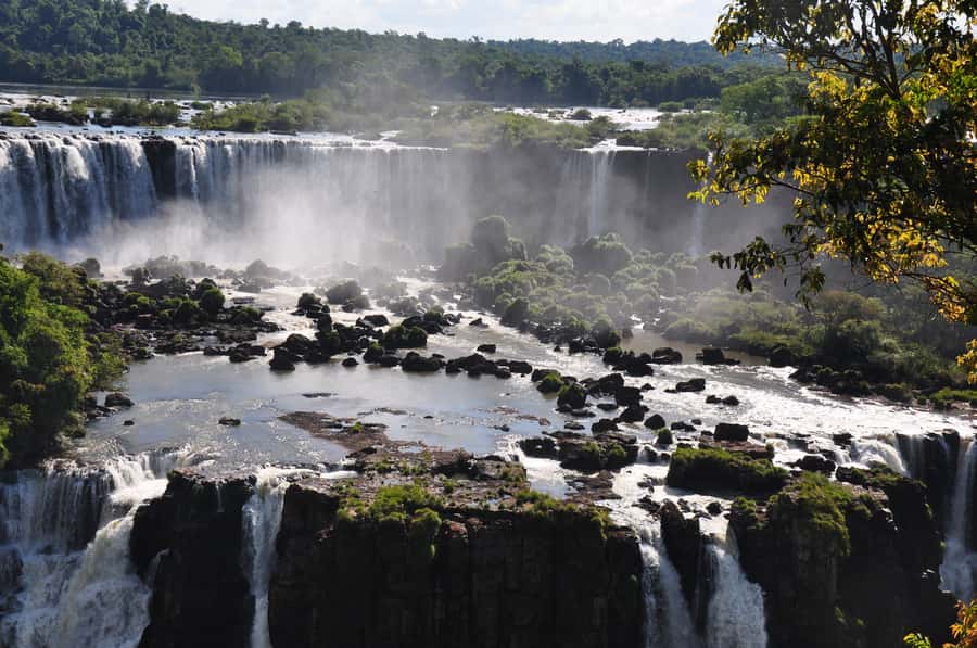 From Foz do Iguaçu: Brazilian Falls and Bird Park Tour - Arriving at the Falls: Brazilian Side Views and the 1,600-Meter Walk