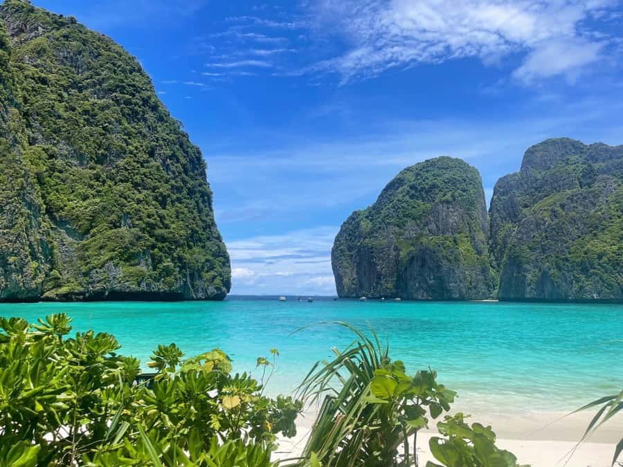 From Krabi: Phi Phi Early Bird & 4 Islands by Speedboat - Bamboo Island lunch: Thai buffet on the beach, not a cafeteria