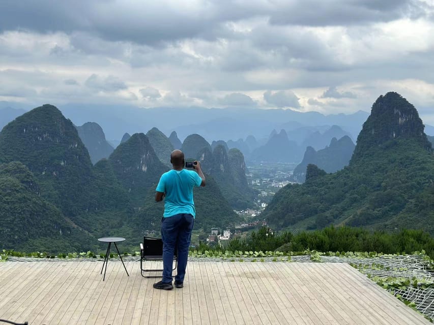 Guilin:1-Day Yangshuo bird's eye view mountains private tour - Moon Hill photo stop: quick and convenient