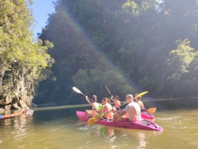Krabi: Early bird kayak adventure at Ao Thalane group of 10 - Getting to the water: pickup options, timing, and what you’ll do first