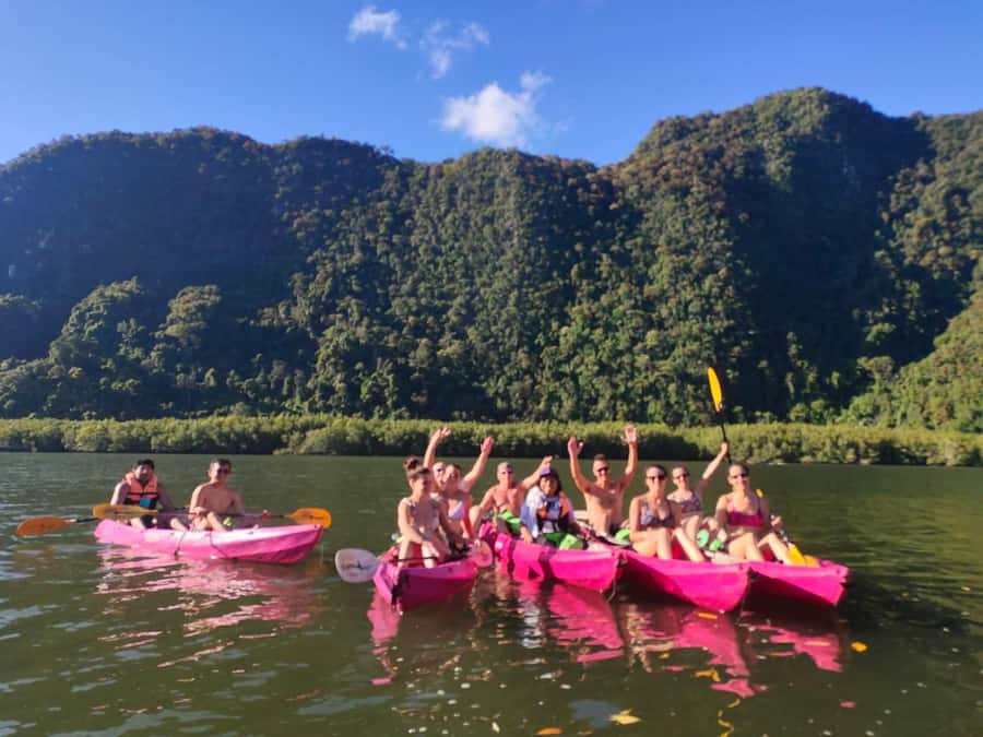 Krabi: Early bird kayak through Ao Thalane on private guide - Limestone cliffs, caves, and canyon scenery (including crocodile cave)