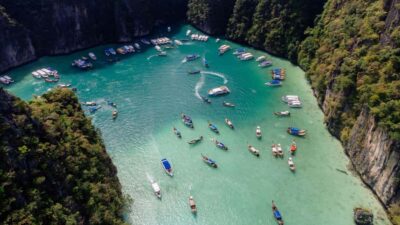 Krabi: Phi Phi Early Bird & 4 Island by Speedboat with Lunch - Pickup, breakfast box, and what that speedboat ride feels like