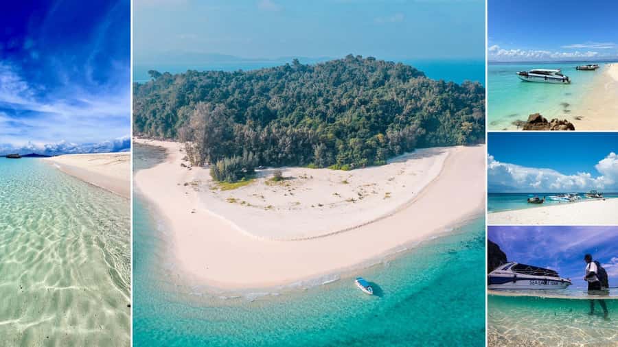 Krabi: Phi Phi Early Bird & 4 Island by Speedboat with Lunch - Bamboo Island swimming: when the water time feels best