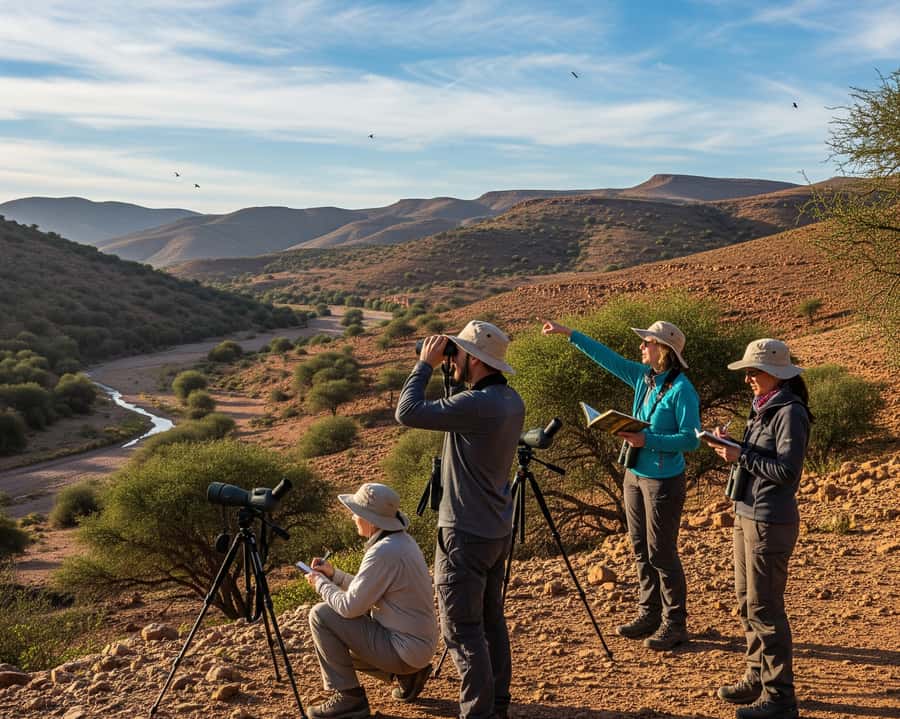 Marrakech: Ait Mizzan Valley Birdwatching Tour with Guide - The Asni area: the heart of the day