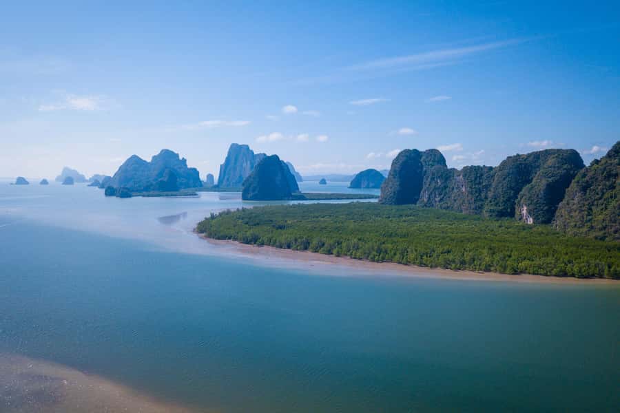 Phang Nga Bay: Early Bird James Bond & Beyond Tour - Khao Phing Kan swim-and-walk stop: stretching your legs on the way