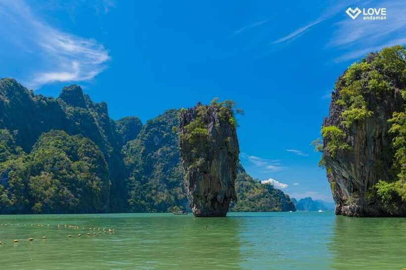 Phuket: Early-Bird James Bond, Hong, Naka Noi Boat Tour - Panak Island: stalactites and stalagmites in a brief, photogenic window
